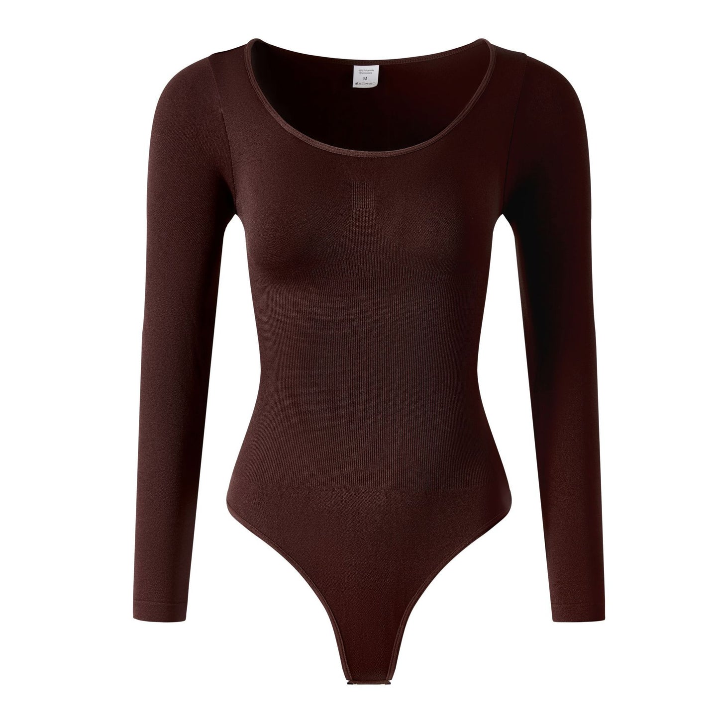 Long-sleeve shapewear bodysuit for women