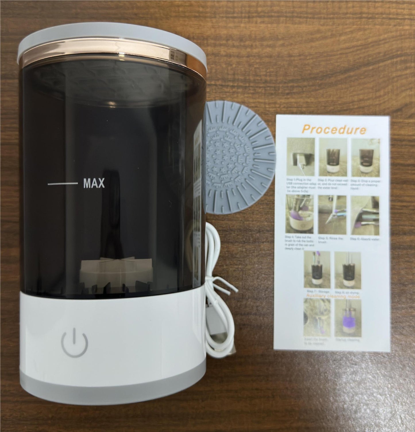 Electric Makeup Brush Cleaner with Quick Drying