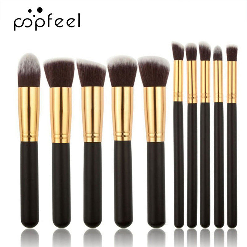 120-color metallic eyeshadow palette with 10 makeup brushes