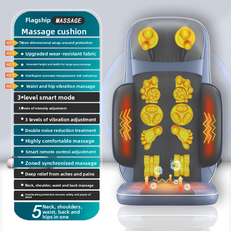 Massage cushion intelligent waist massager