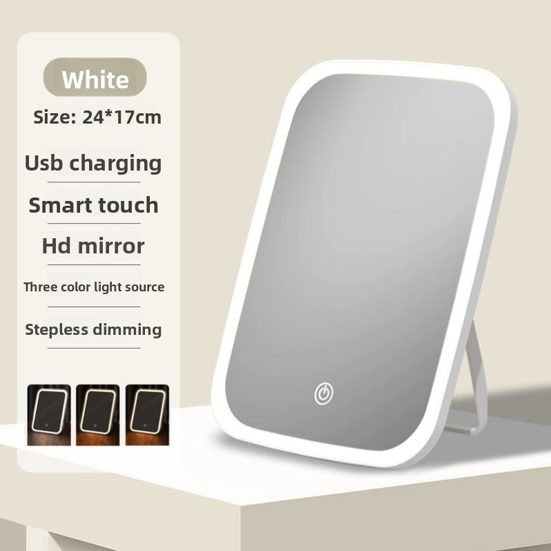 Portable Folding Lighted Makeup Mirror