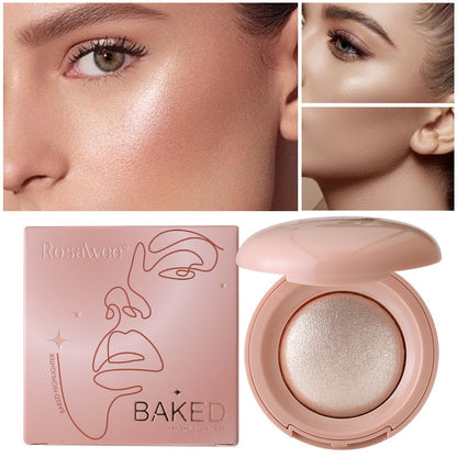 Potato puree highlighter powder for facial makeup