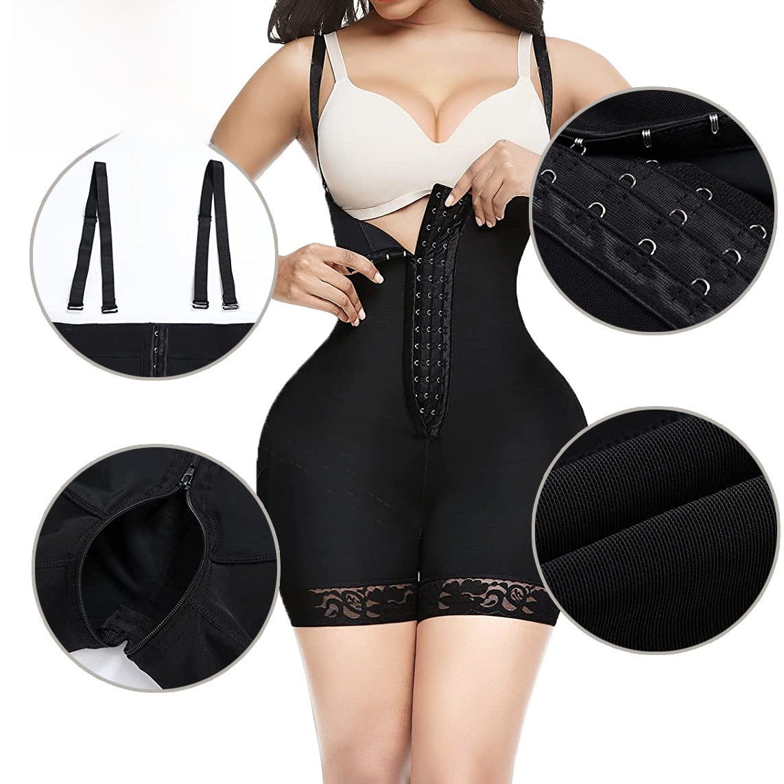 High Waist Shapewear Jumpsuit