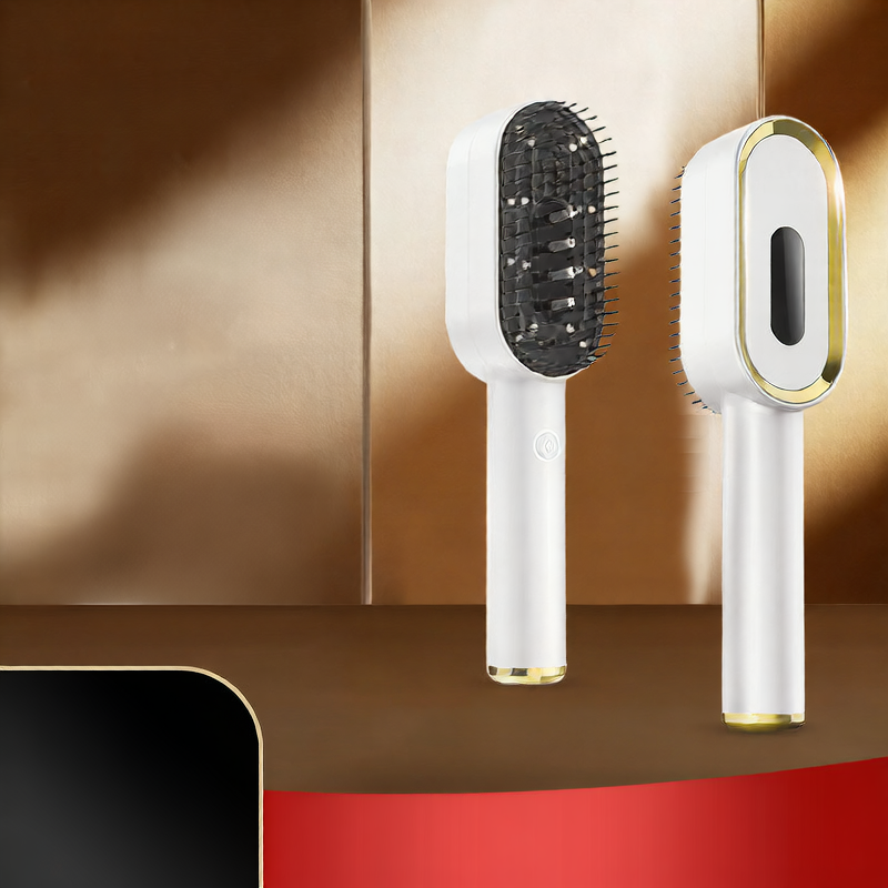 Electric liquid-guiding massage comb