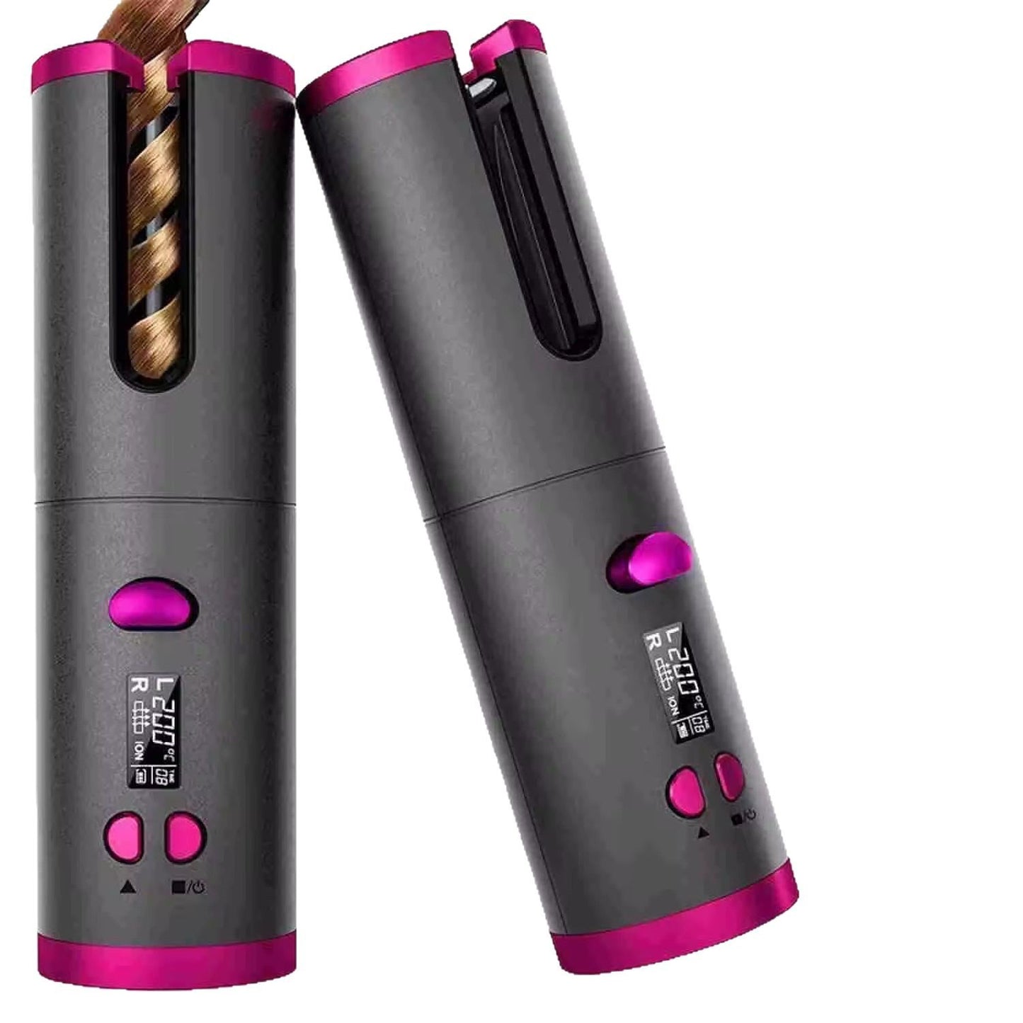 Rechargeable Wireless Hair Curling Iron