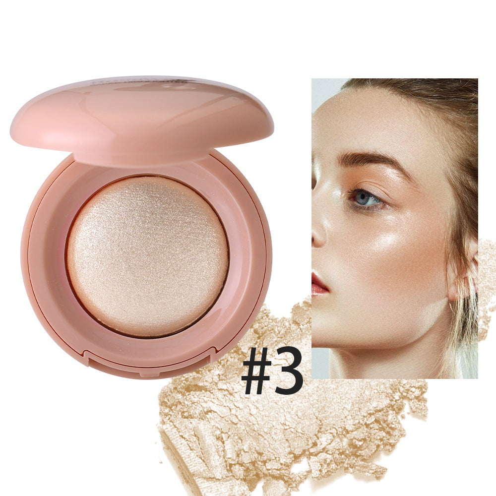 Potato puree highlighter powder for facial makeup