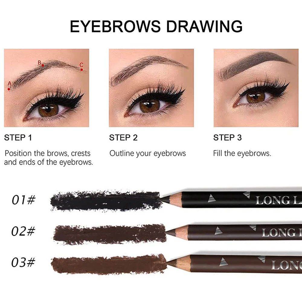 Waterproof Eyebrow Pencil Professional Makeup
