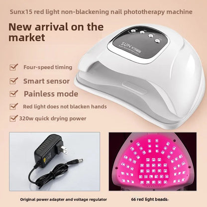 LED Nail Lamp with Red Light Technology