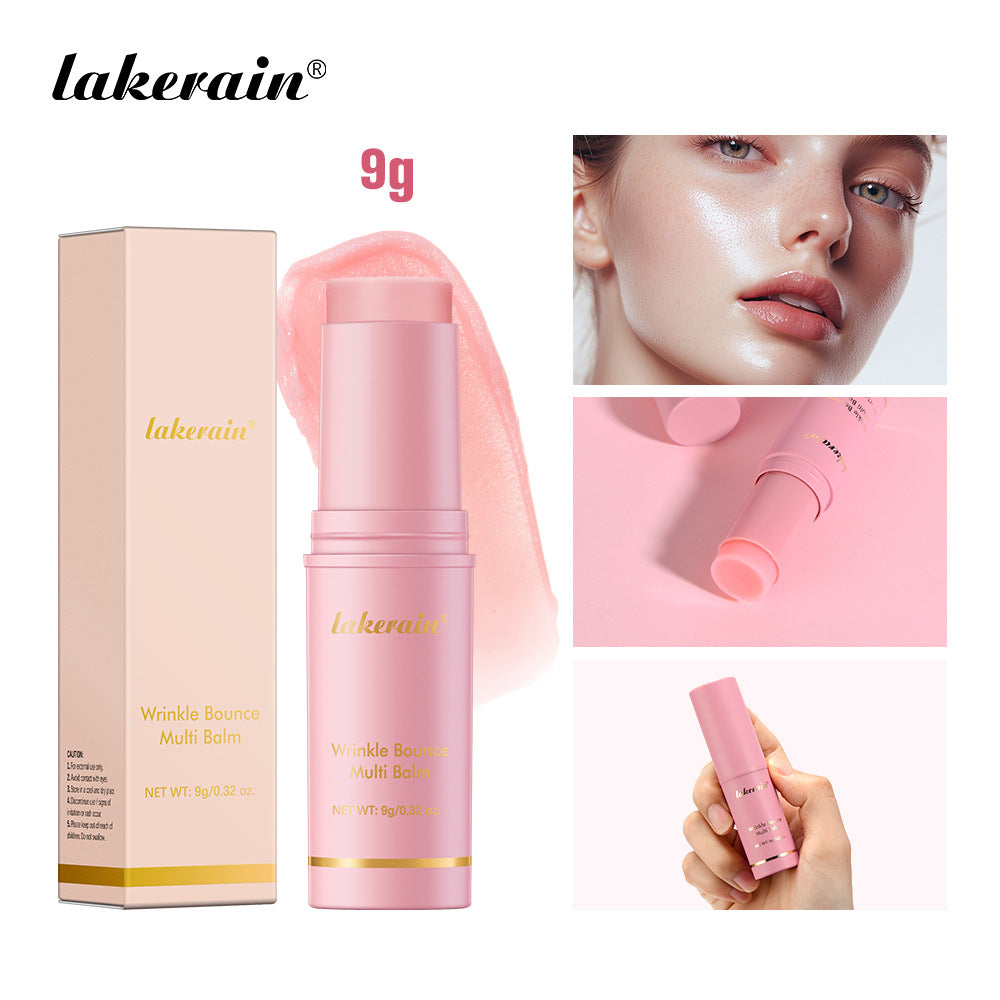 Pink Multifunctional Moisturizing Cream Stick for Face and Lips