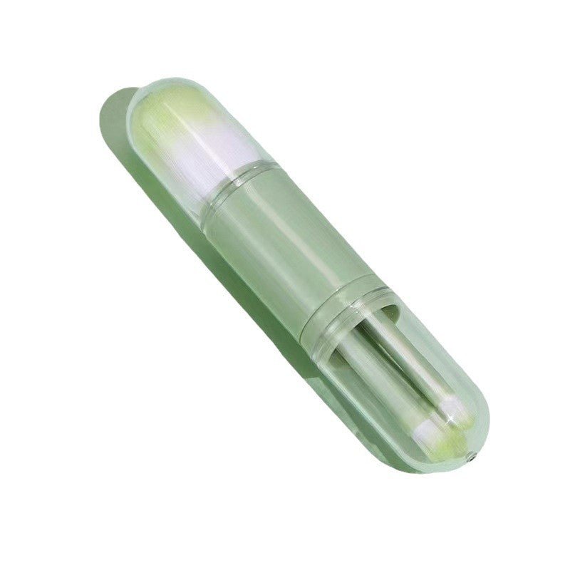 Portable 4-in-1 Telescopic Makeup Brush Set