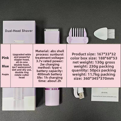 Full body hair removal device