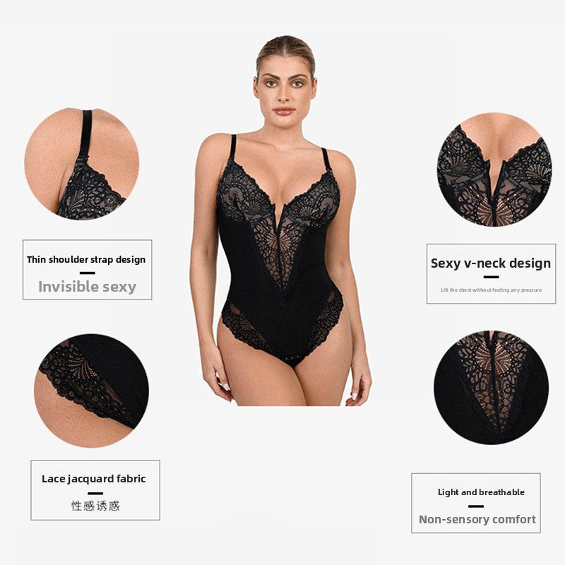 Lace Shapewear One-Piece Women's Underwear
