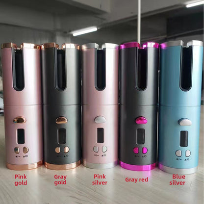 Rechargeable Wireless Hair Curling Iron