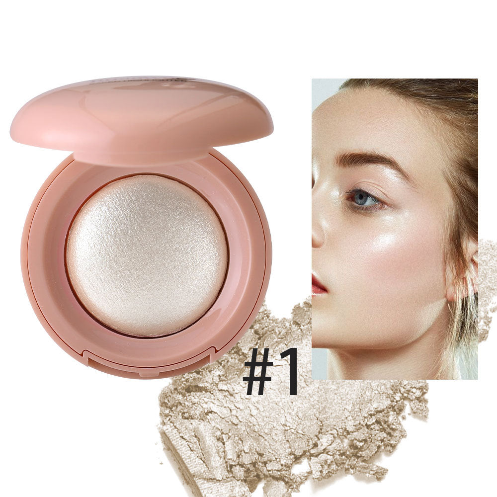 Potato puree highlighter powder for facial makeup