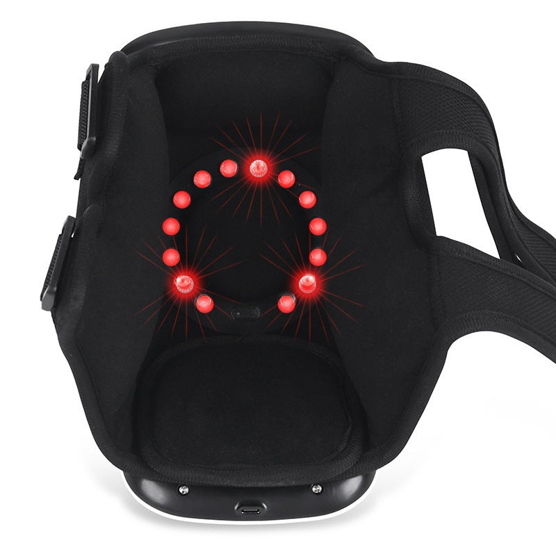 Knee red-hot hot compress and massage device