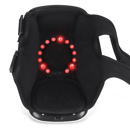 Knee red-hot hot compress and massage device