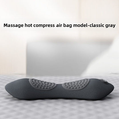 Ergonomic Lumbar Pillow with Heating and Massage