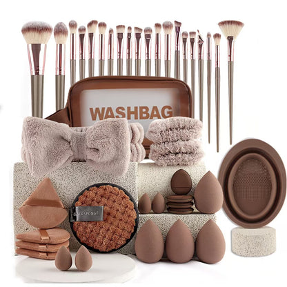Makeup Sponge and Brush Set