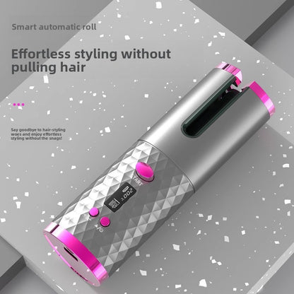 Rechargeable Wireless Hair Curling Iron
