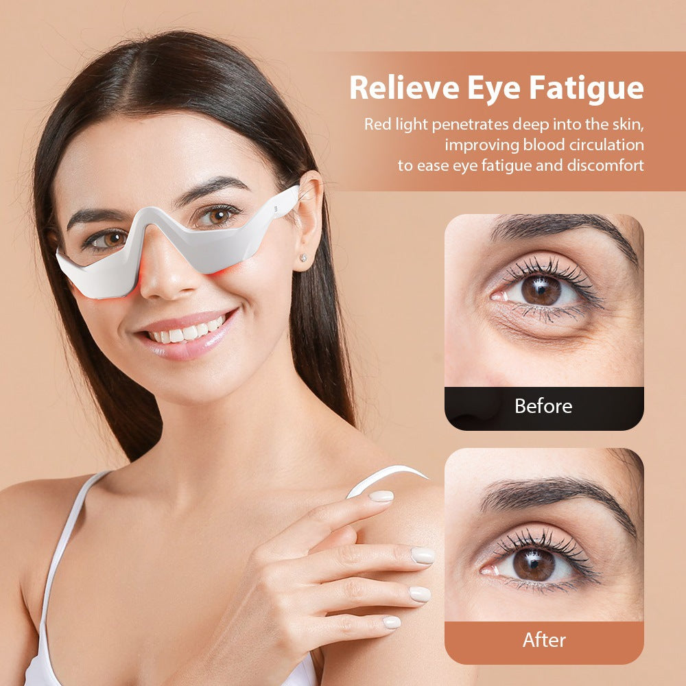 Microcurrent Eye Massager with Red Light Therapy