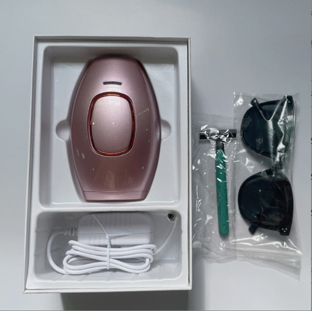 Portable Laser Hair Removal Device with Skin Rejuvenation