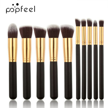 120-color metallic eyeshadow palette with 10 makeup brushes