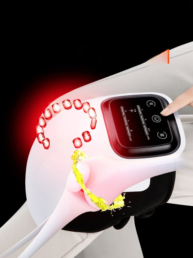 Knee joint physiotherapy massage device