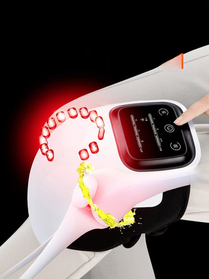 Knee joint physiotherapy massage device
