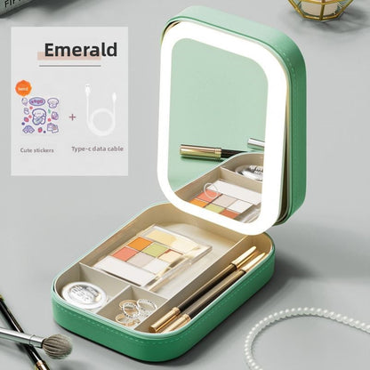 Portable Folding Lighted Makeup Mirror