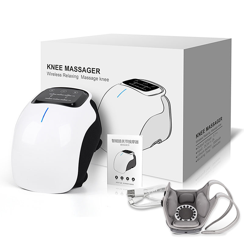 Knee joint physiotherapy massage device