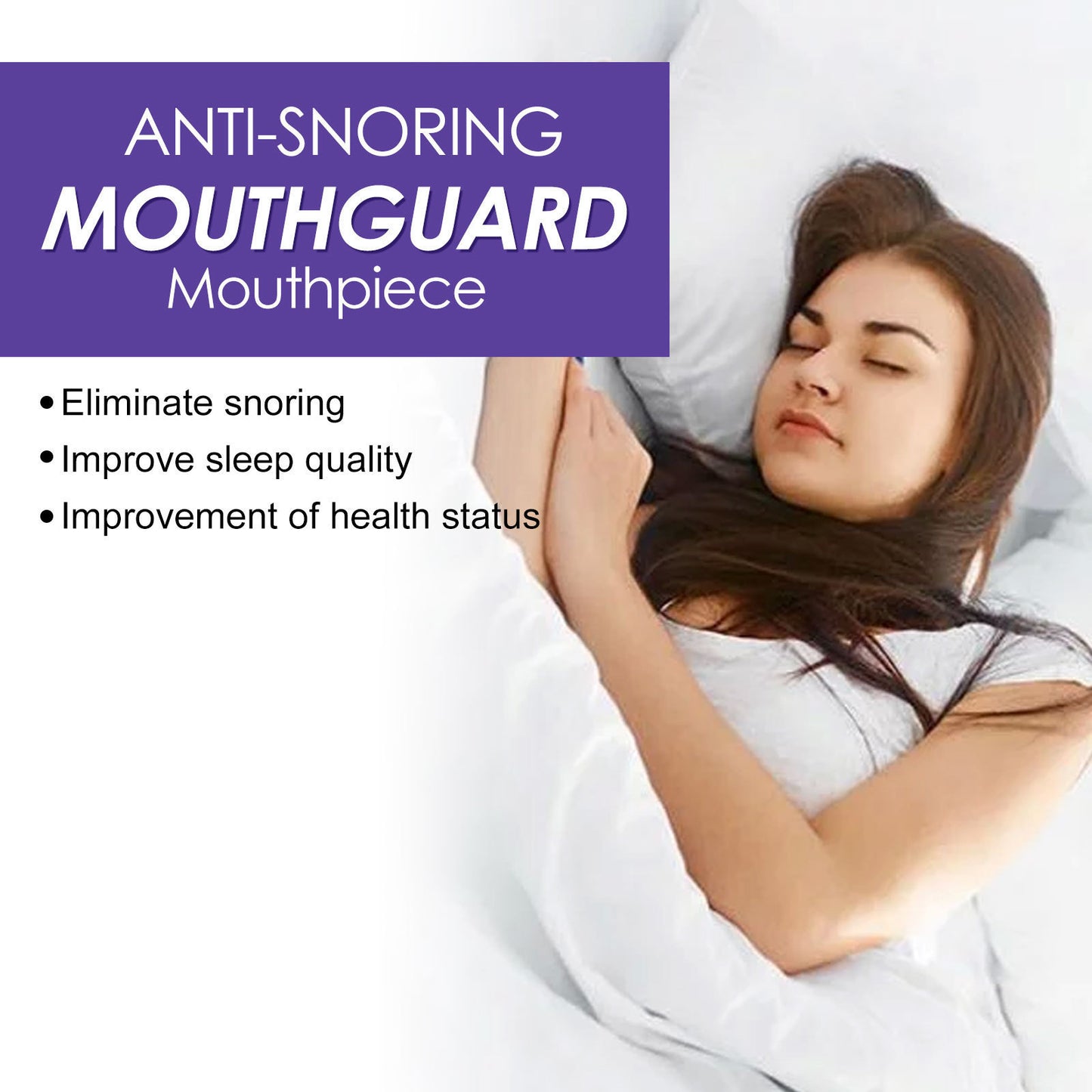 Anti-teeth grinding and anti-snoring mouthguard