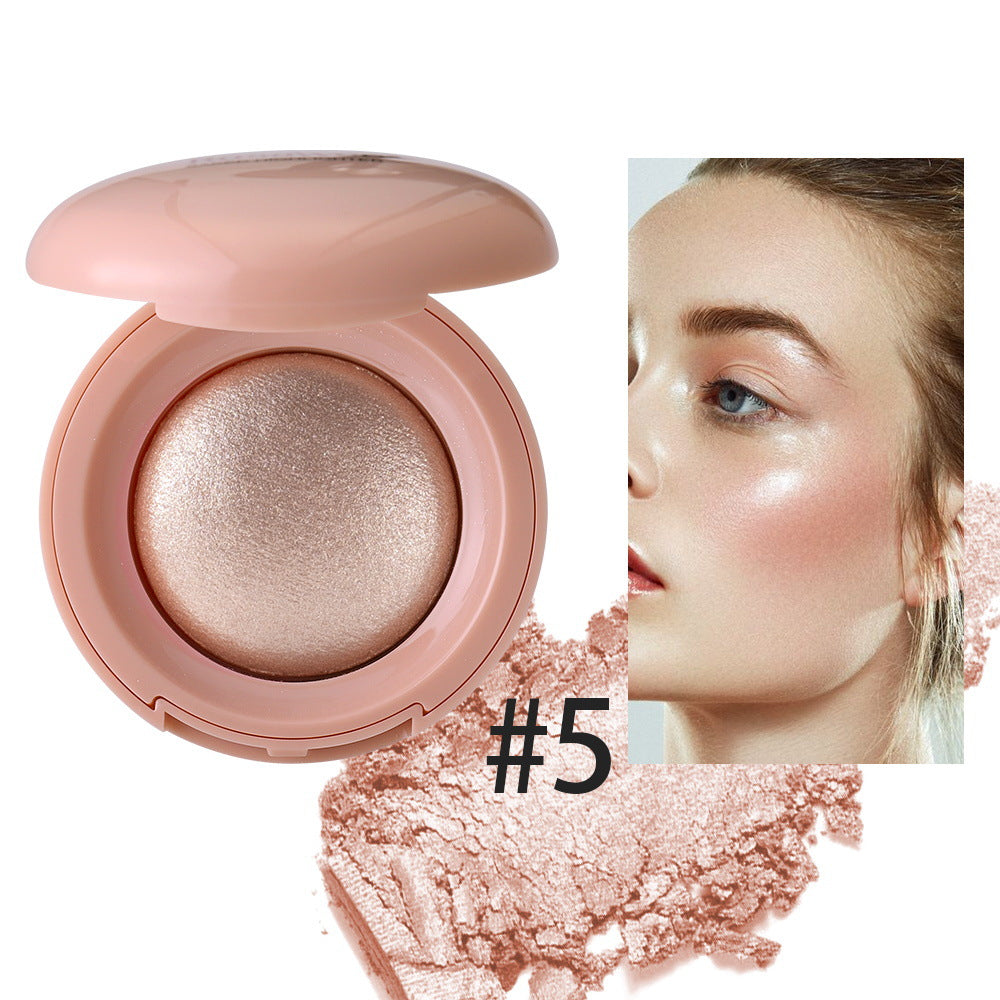 Potato puree highlighter powder for facial makeup