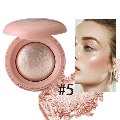 Potato puree highlighter powder for facial makeup