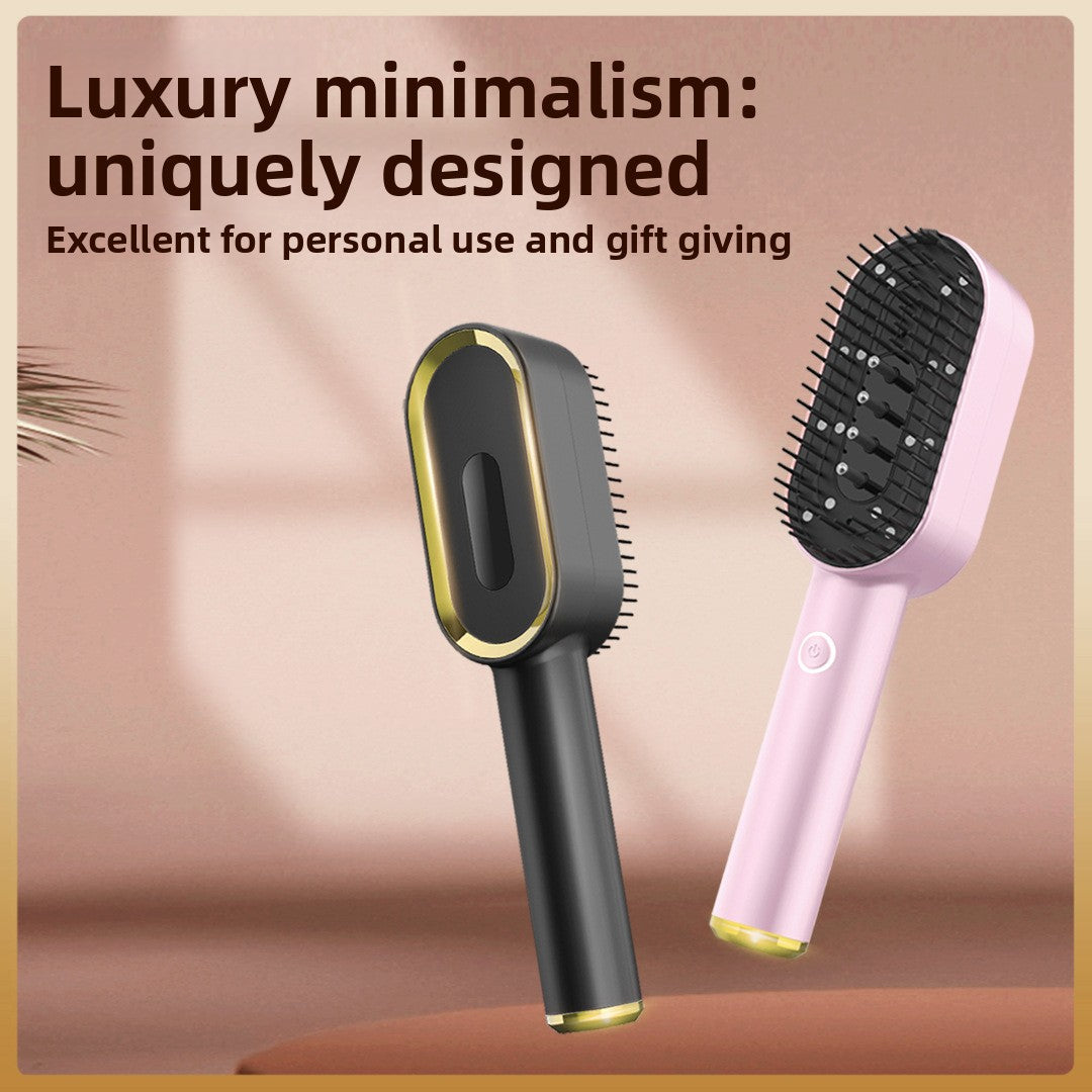 Electric liquid-guiding massage comb