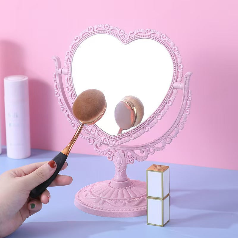 European-style double-sided makeup mirror
