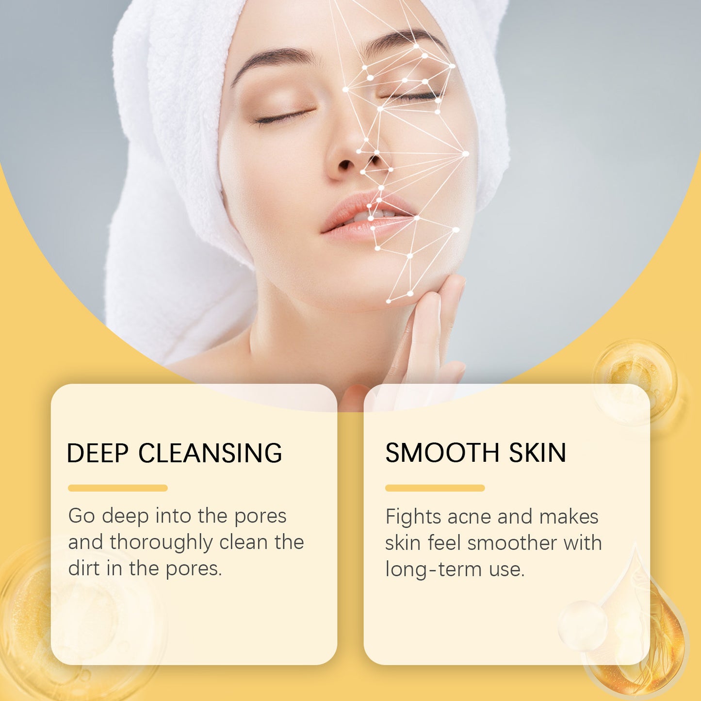 Facial cleansing turmeric oil