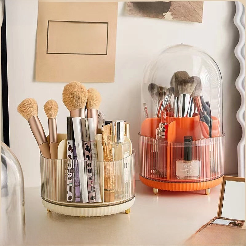 Makeup brush storage case