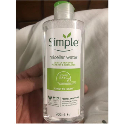 Gentle, mild and soothing makeup remover water
