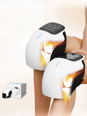 Knee joint physiotherapy massage device