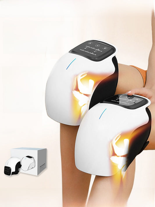 Knee joint physiotherapy massage device