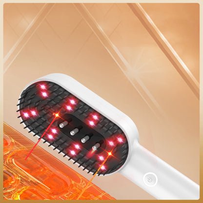 Electric liquid-guiding massage comb