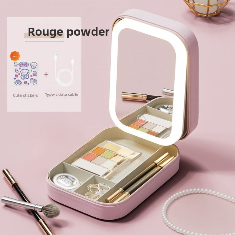 Portable Folding Lighted Makeup Mirror