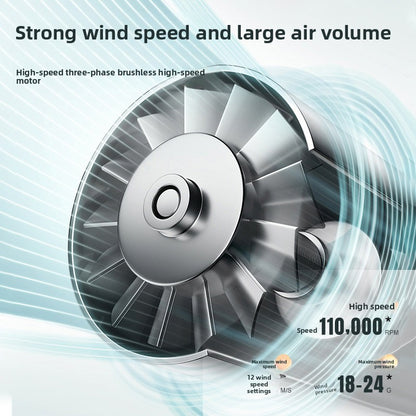 High-speed hair straightener with cool air setting