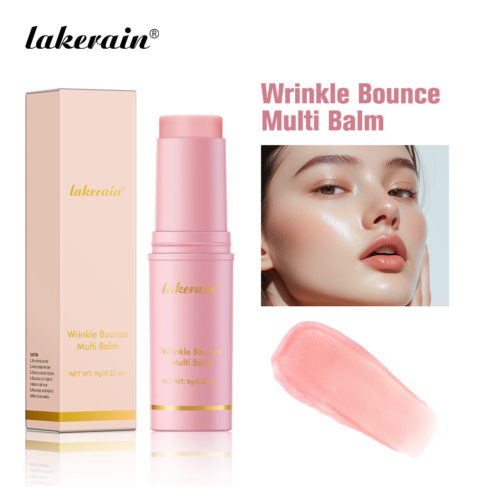 Pink Multifunctional Moisturizing Cream Stick for Face and Lips
