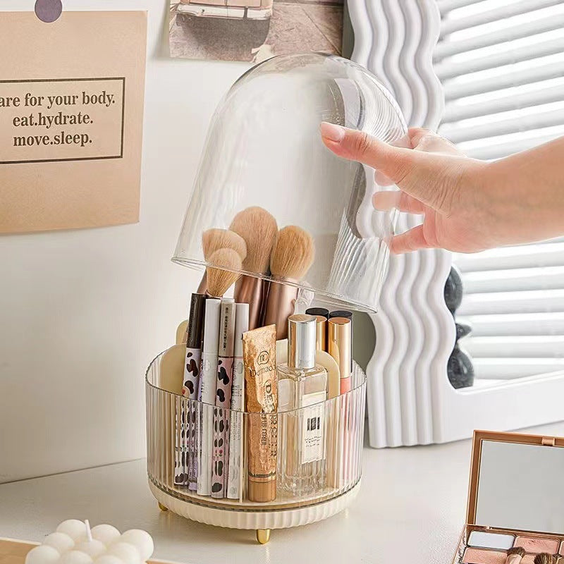 Makeup brush storage case