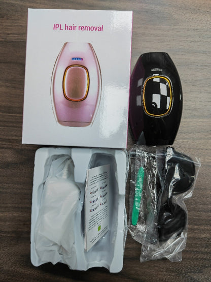 Portable Laser Hair Removal Device with Skin Rejuvenation
