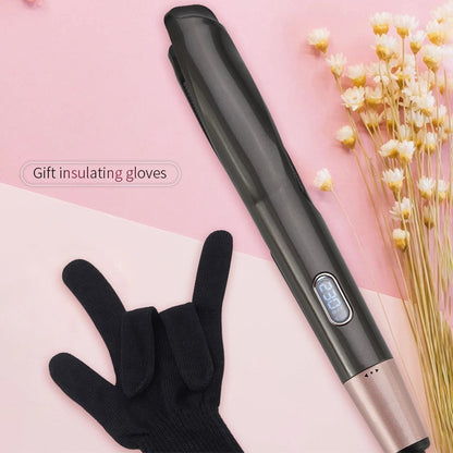 Electric heating spiral hair curling iron