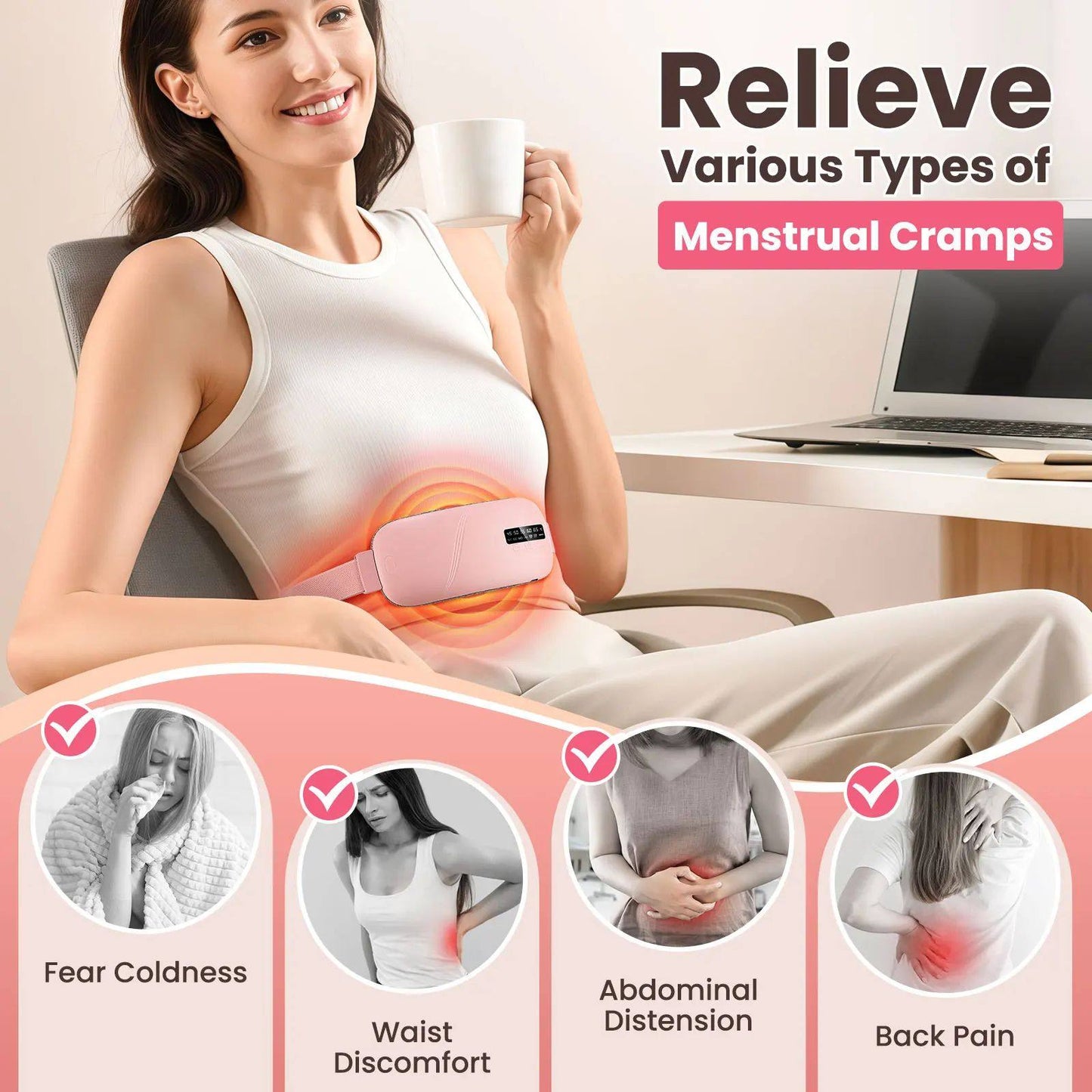 Electric heating massage belt