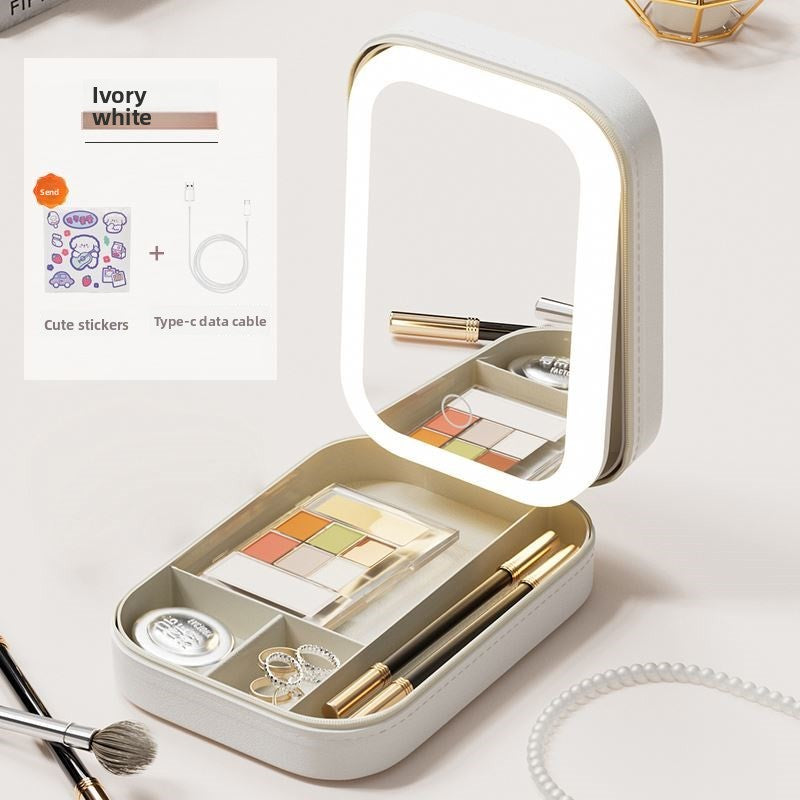 Portable Folding Lighted Makeup Mirror