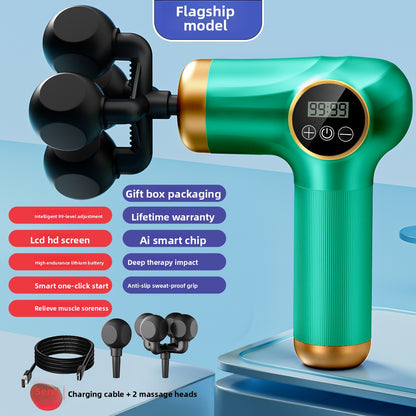 Electric Muscle Massage Gun with Multiple Attachments